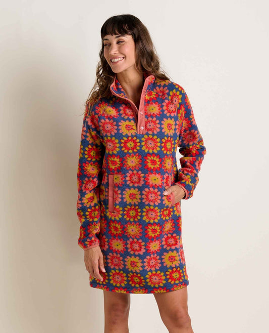 Women's Campo Fleece 1/4 Snap Dress