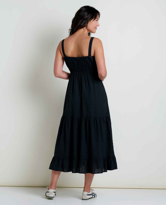 Women's Taj Hemp Tiered Midi Dress
