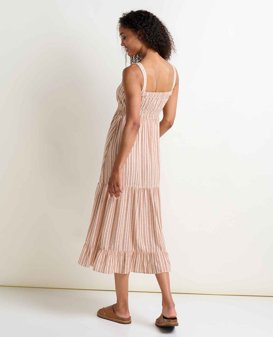Women's Taj Hemp Tiered Midi Dress